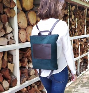 Cala mochila o bolso Lantana de piel hecho en España calaalicante tienda indepeniente