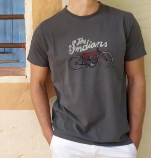 Cala camiseta Indian algodón 100% diseño español fabricadas en España calaalicante 30 aniversario
