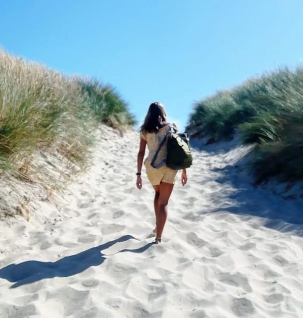 Cala mochila Océano fabricada con botelcaladesde1990las de plástico