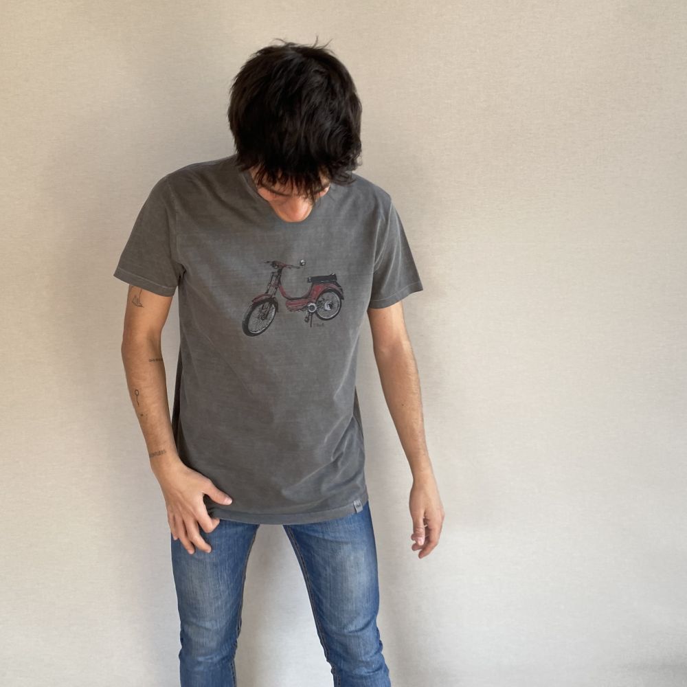 Camiseta Vespino Gris Medio