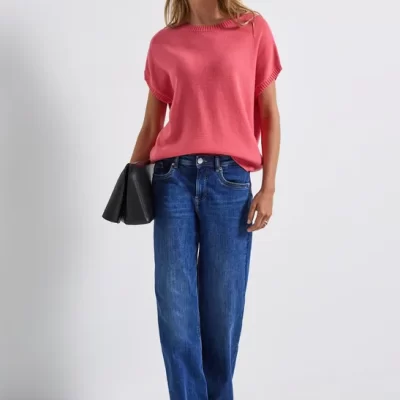 Sueter/Chaleco Ärmelloser Rosa