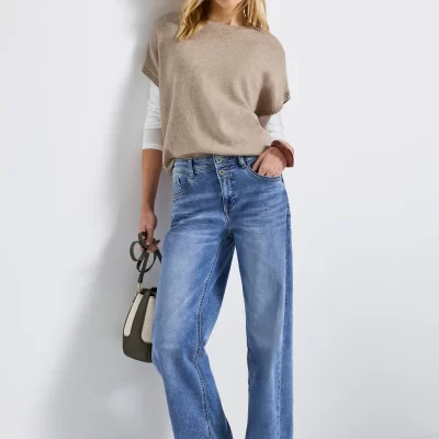 Sueter/Chaleco Ärmelloser Beige