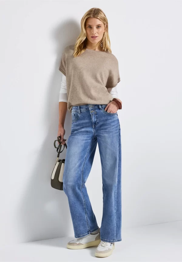 Sueter/Chaleco Ärmelloser Beige
