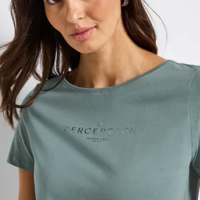 Camiseta Ilustración Texto Azul Arona