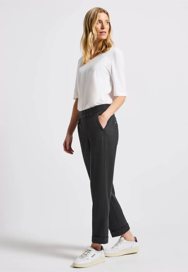 Pantalón Chino de cuadros con cinturilla cónica