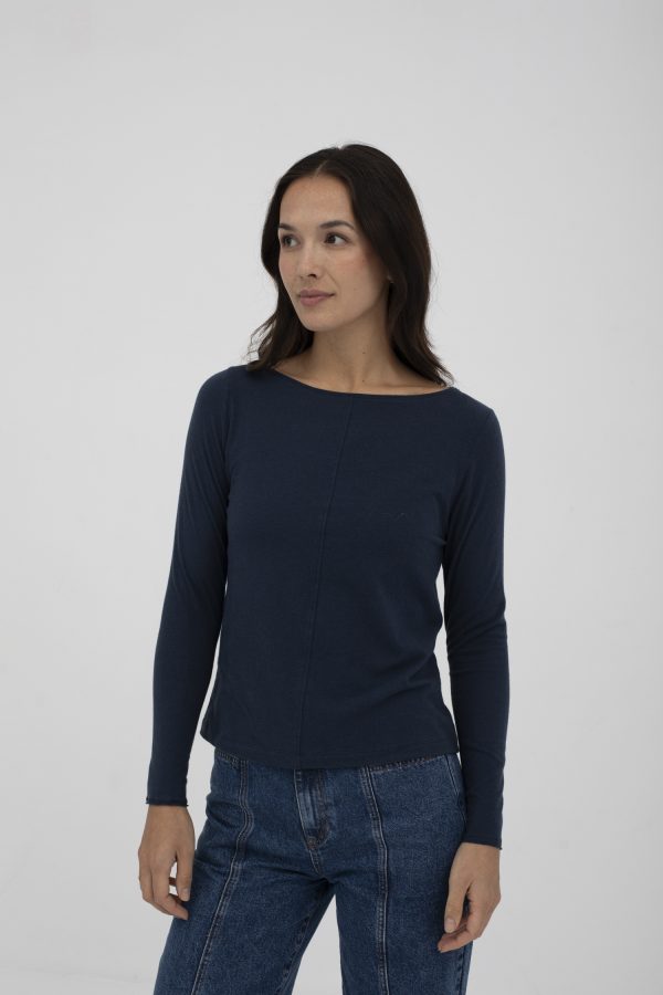 Camiseta Leith Navy