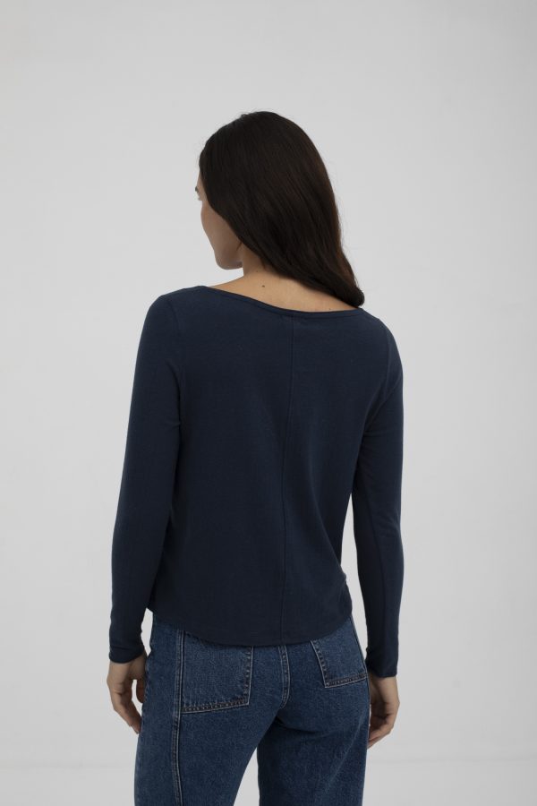 Camiseta Leith Navy