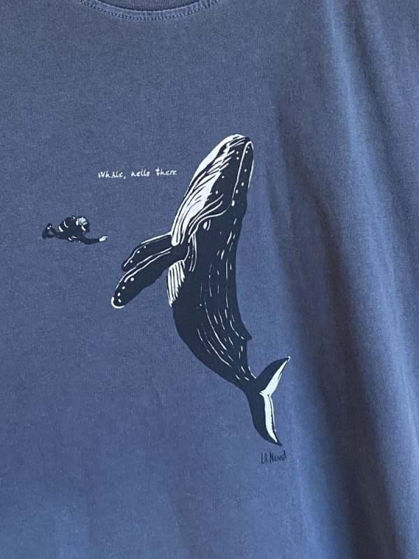 Camiseta Hello Azul Noche