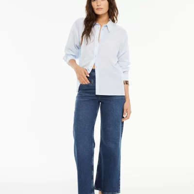 Camisa Chambray Azul
