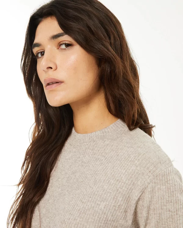 Camiseta Canalé Lúrex Beige