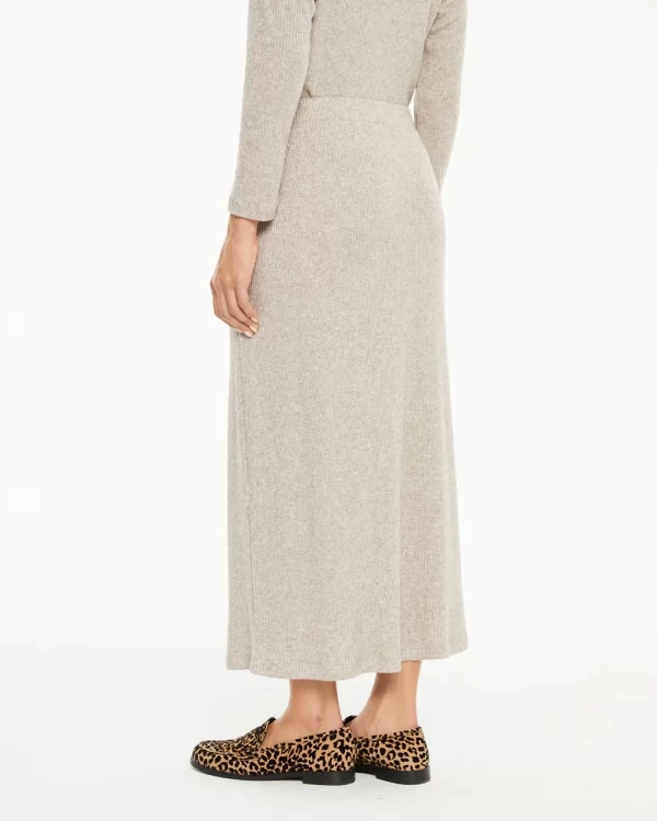 Falda Canalé Lúrex Beige