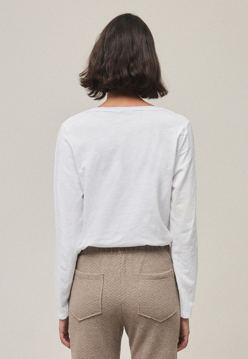 Camiseta Ever C/Pico Blanca