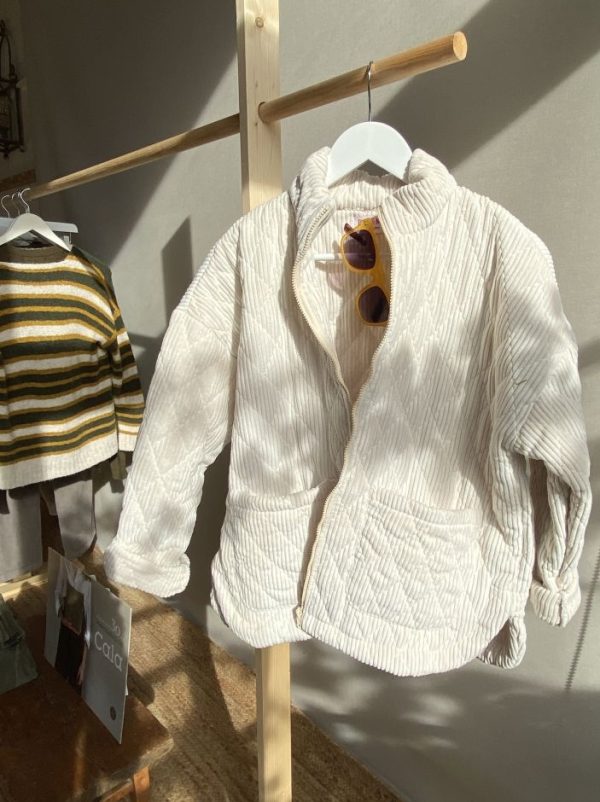 Chaqueta Acolchada Ecru