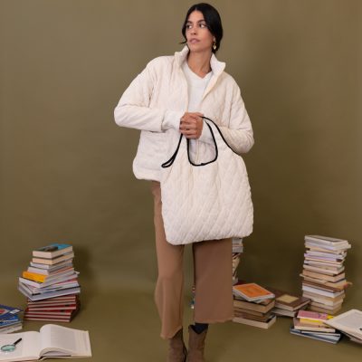 Chaqueta Acolchada Ecru