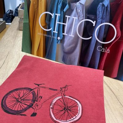 Camiseta Bici Custo Roja