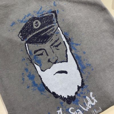 Camiseta Capitan Gris Medio
