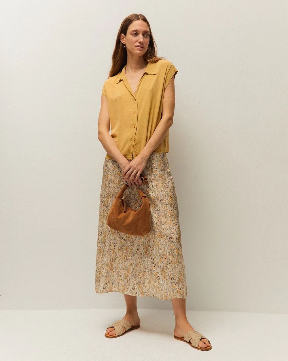 Falda Estampada Evasé