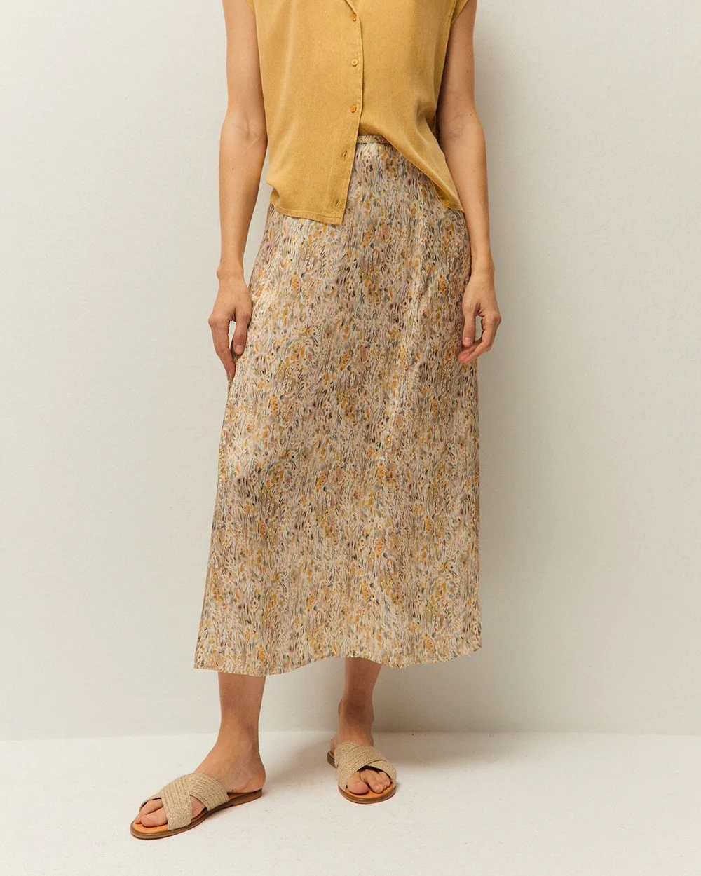 Falda Estampada Evasé