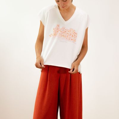 Camiseta Cruda Skyline