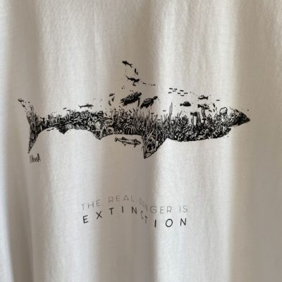 Camiseta Fauna Marina Blanca