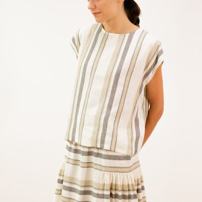 Blusa de Rayas Verticales