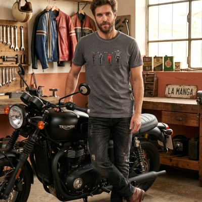 Camiseta Friends Gris Medio