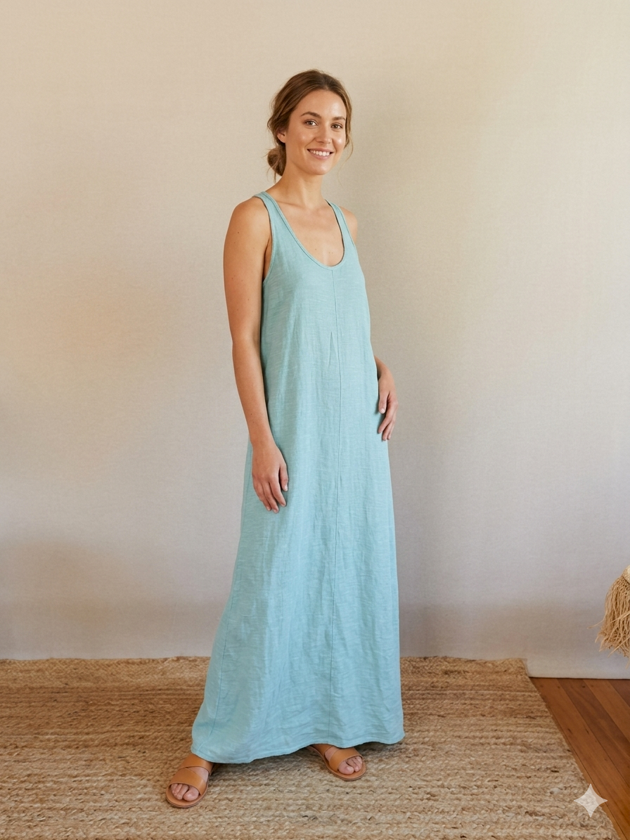Vestido Tirantes Agua