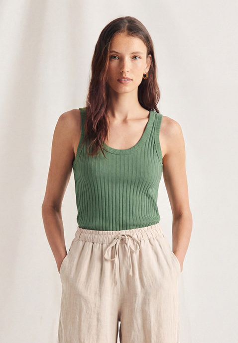 Camiseta Tirantes Vells Verde