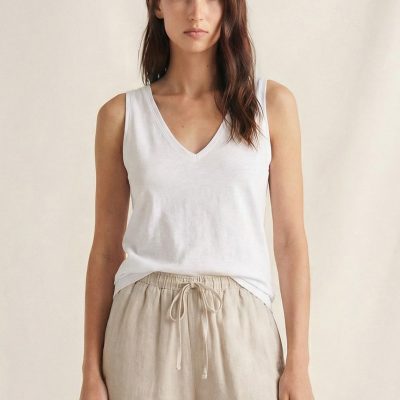 Camiseta Tirantes Pico Blanca