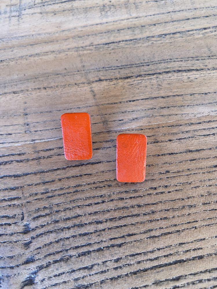 Pendientes Piel Naranja