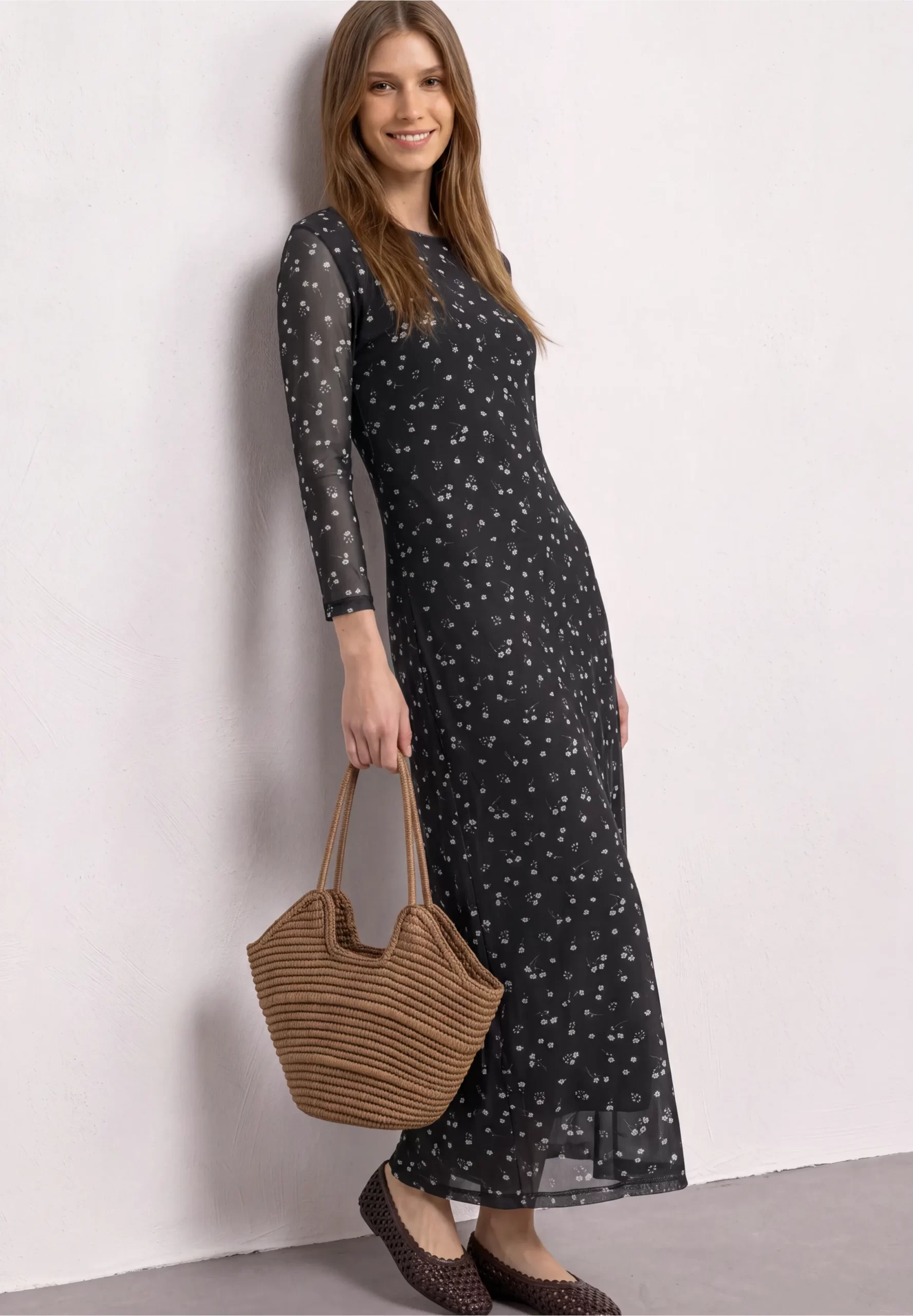 Vestido Midi de Flores