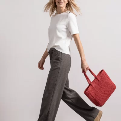 Pantalón con Bolsillo Cargo Café Negro