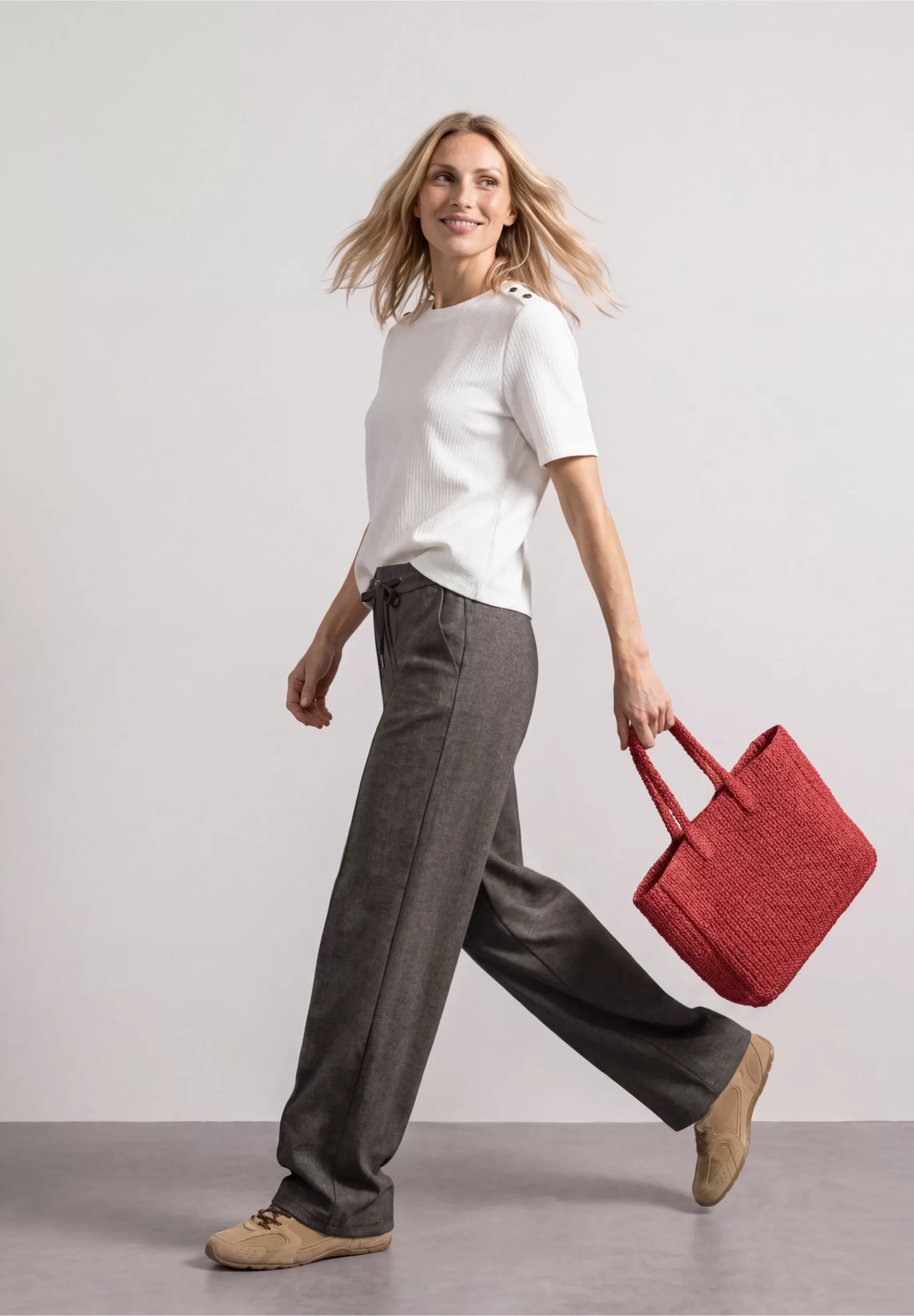 Pantalón con Bolsillo Cargo Café Negro