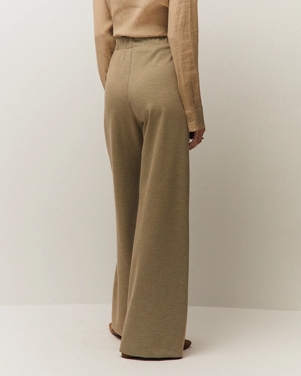 Pantalón Raya Diagonal con Goma