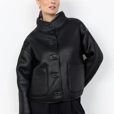 Chaqueta Negra Reversible