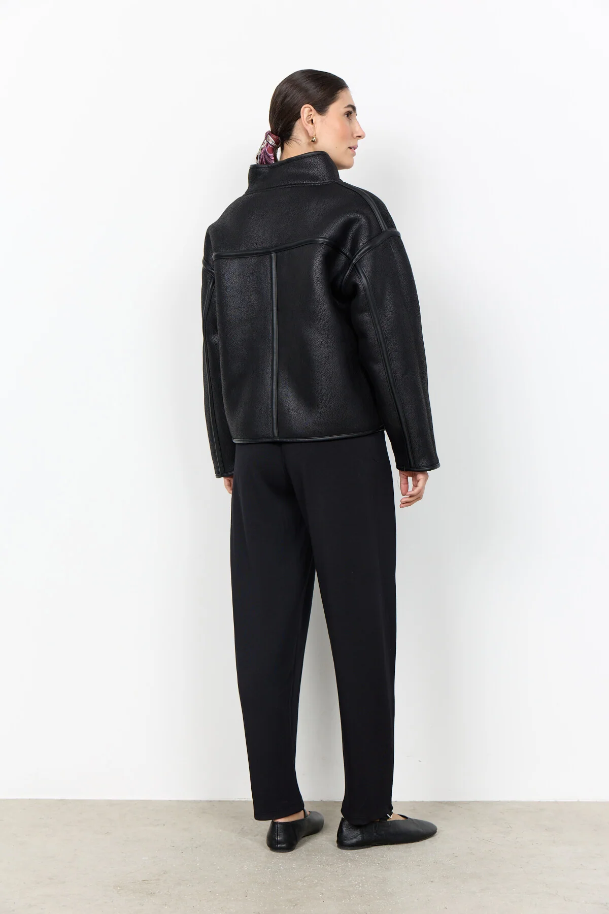 Chaqueta Negra Reversible
