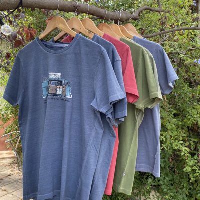 Camiseta Split Bus Azul Noche