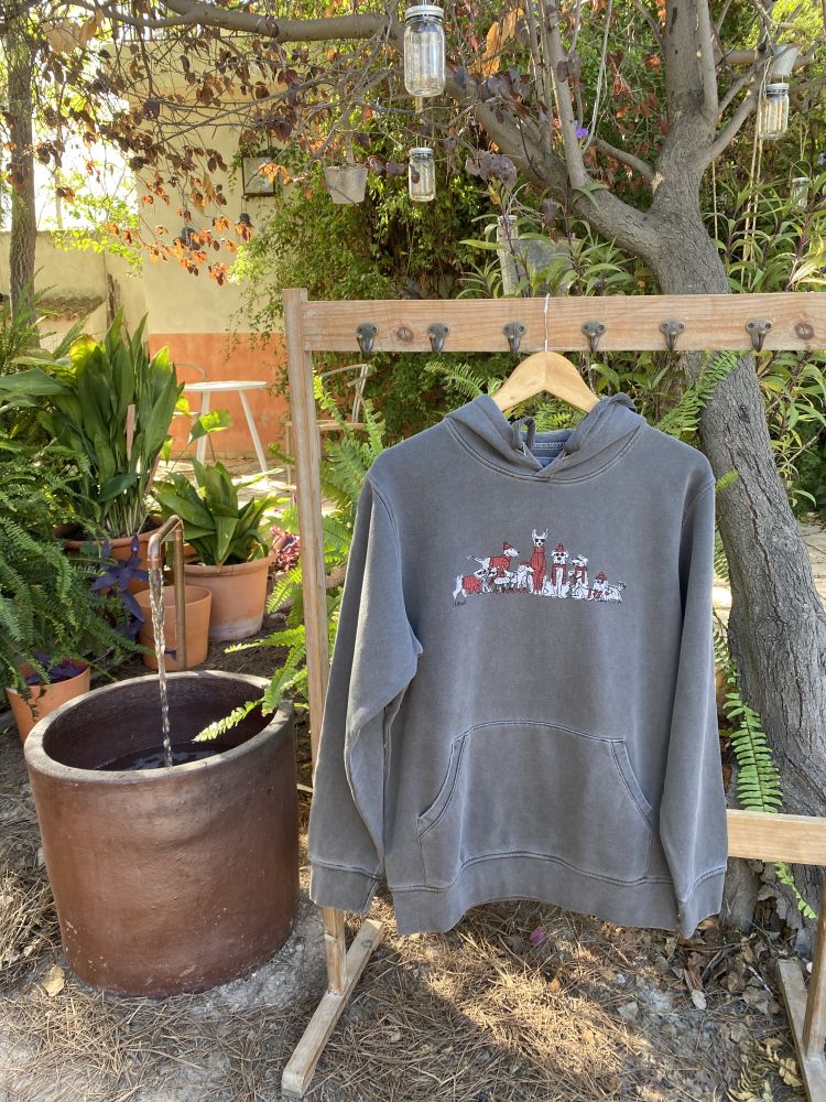 Sudadera Dogs Gris Medio