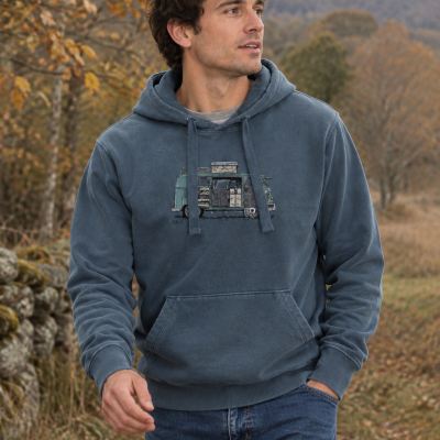 Sudadera Split Bus Azul Noche