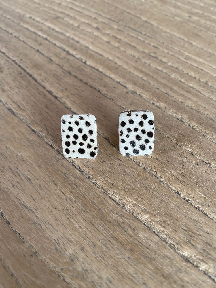 Pendientes Piel Topos